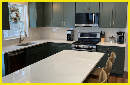 Shaker Sage Cabinets