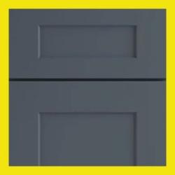 Wide Shaker Gray Painted