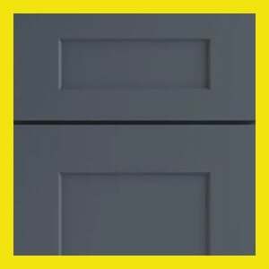 Wide Shaker Gray Painted